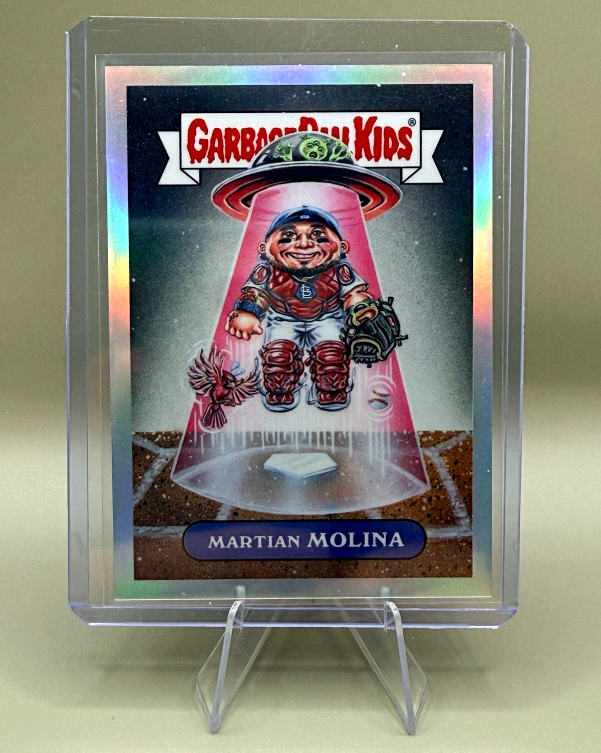 2026 Bowman Chrome Garbage Pail Kids “Martian Molina” Yadier Molina Cardinals 2026 Bowman Chrome Garbage Pail Kids “Martian Molina” Yadier Molina Cardinals