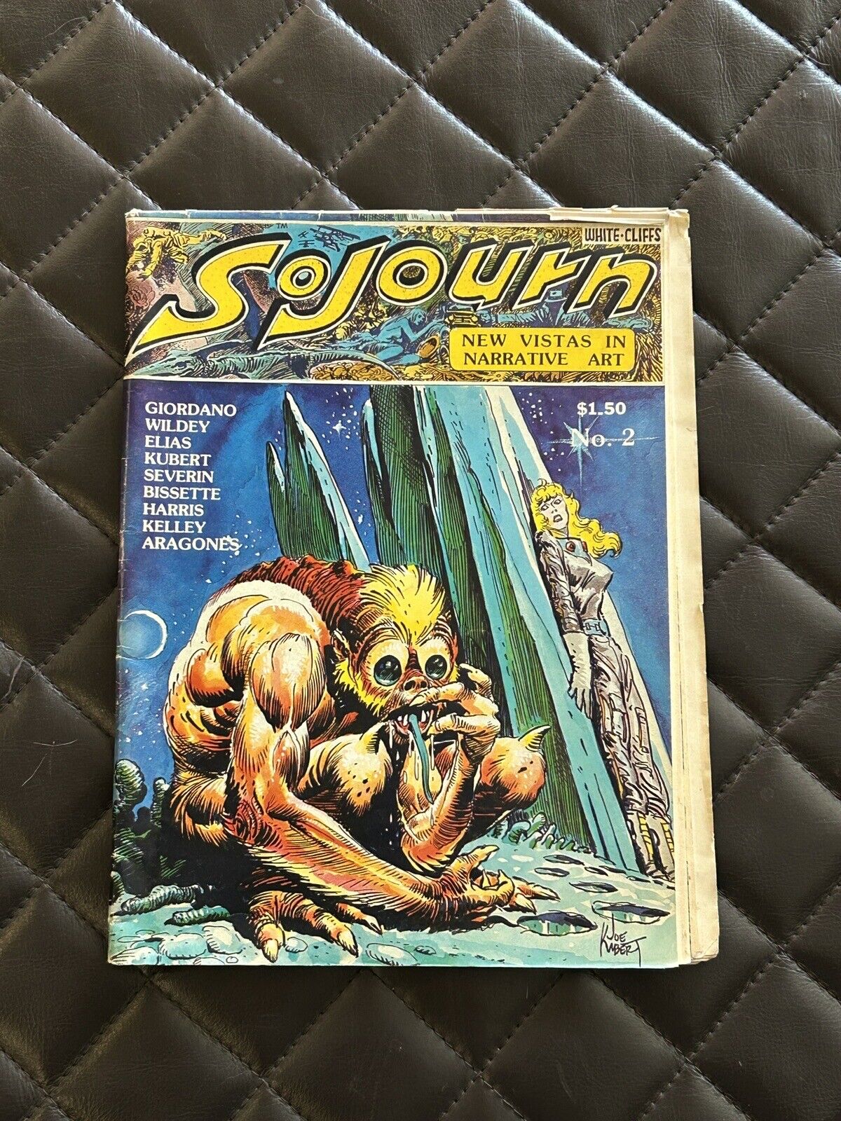 VTG Sojourn #2 1977  Large Comic w/ Poster Bissette Joe Kubert Aragones Severin
