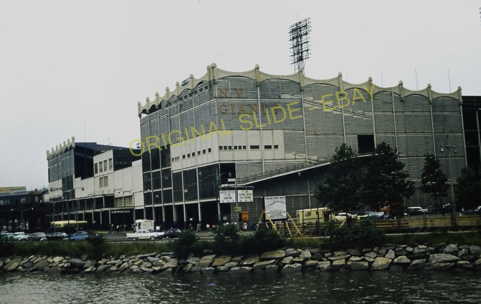 Orig 1960 Slide Polo Grounds NY Giants Stadium New York City Photo G67 Orig 1960 Slide Polo Grounds NY Giants Stadium New York City Photo G67