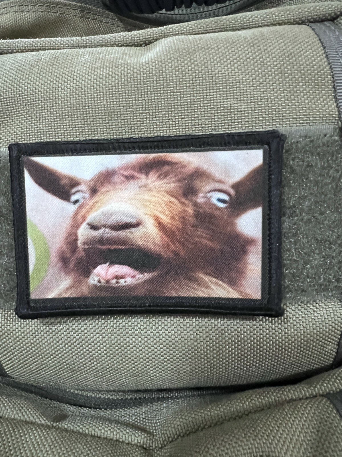 Screaming Goat Meme Morale Patch Funny Tactical Military USA Army Screaming Goat Meme Morale Patch Funny Tactical Military USA Army