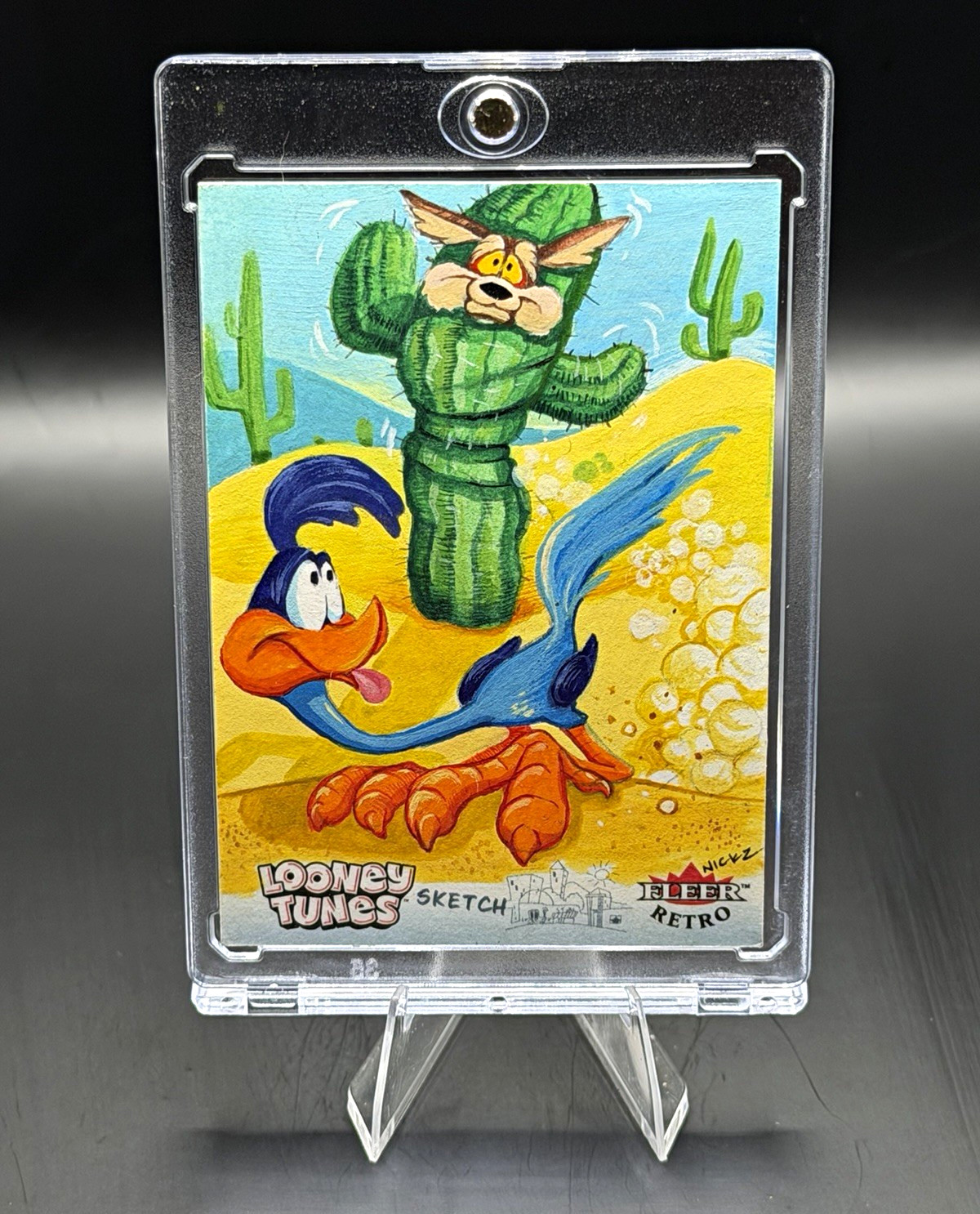 2024 Fleer Retro Looney Tunes Dual Sketch 1/1 Road Runner Wile E. Coyote ππ₯ 2024 Fleer Retro Looney Tunes Dual Sketch 1/1 Road Runner Wile E. Coyote ππ₯