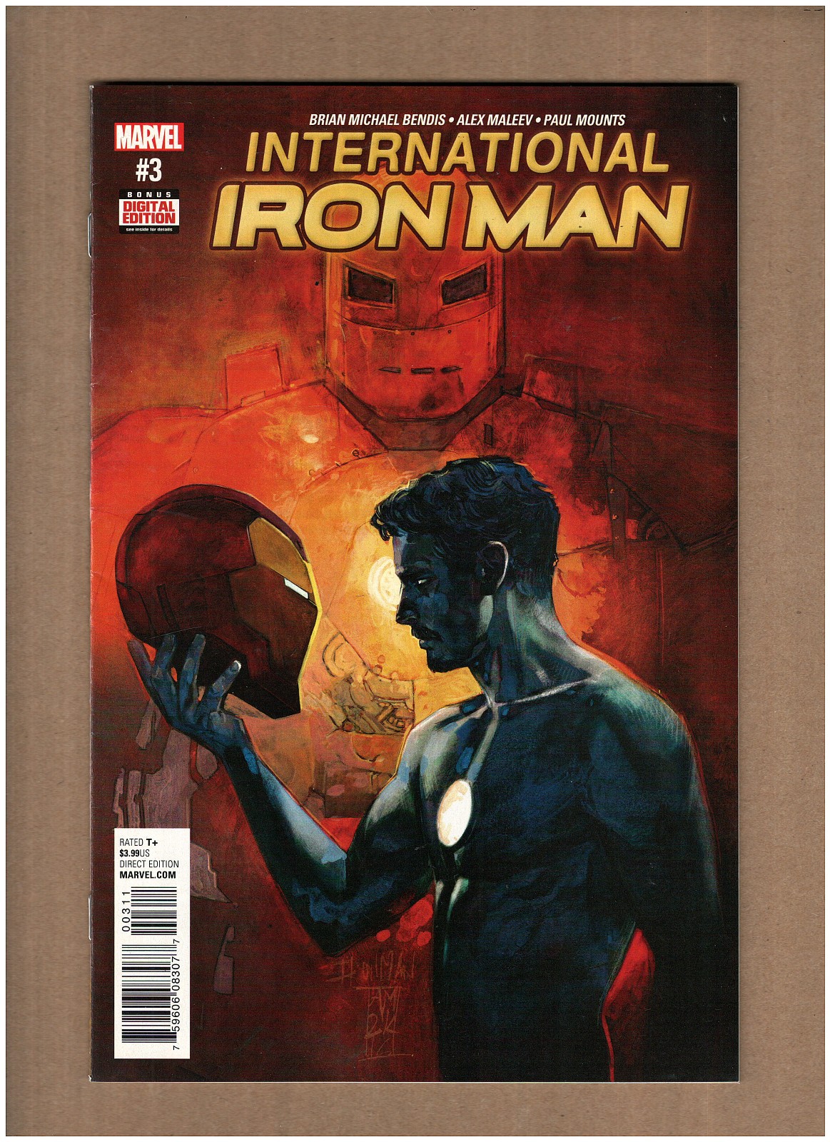 International Iron Man #3 Marvel Comics 2016 Bendis Maleev VF/NM 9.0 International Iron Man #3 Marvel Comics 2016 Bendis Maleev VF/NM 9.0