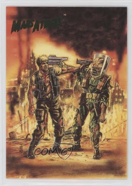 1994 Mars Attacks Archives The Comics Ted Boonthankit 's Cover Issue #5 19zq