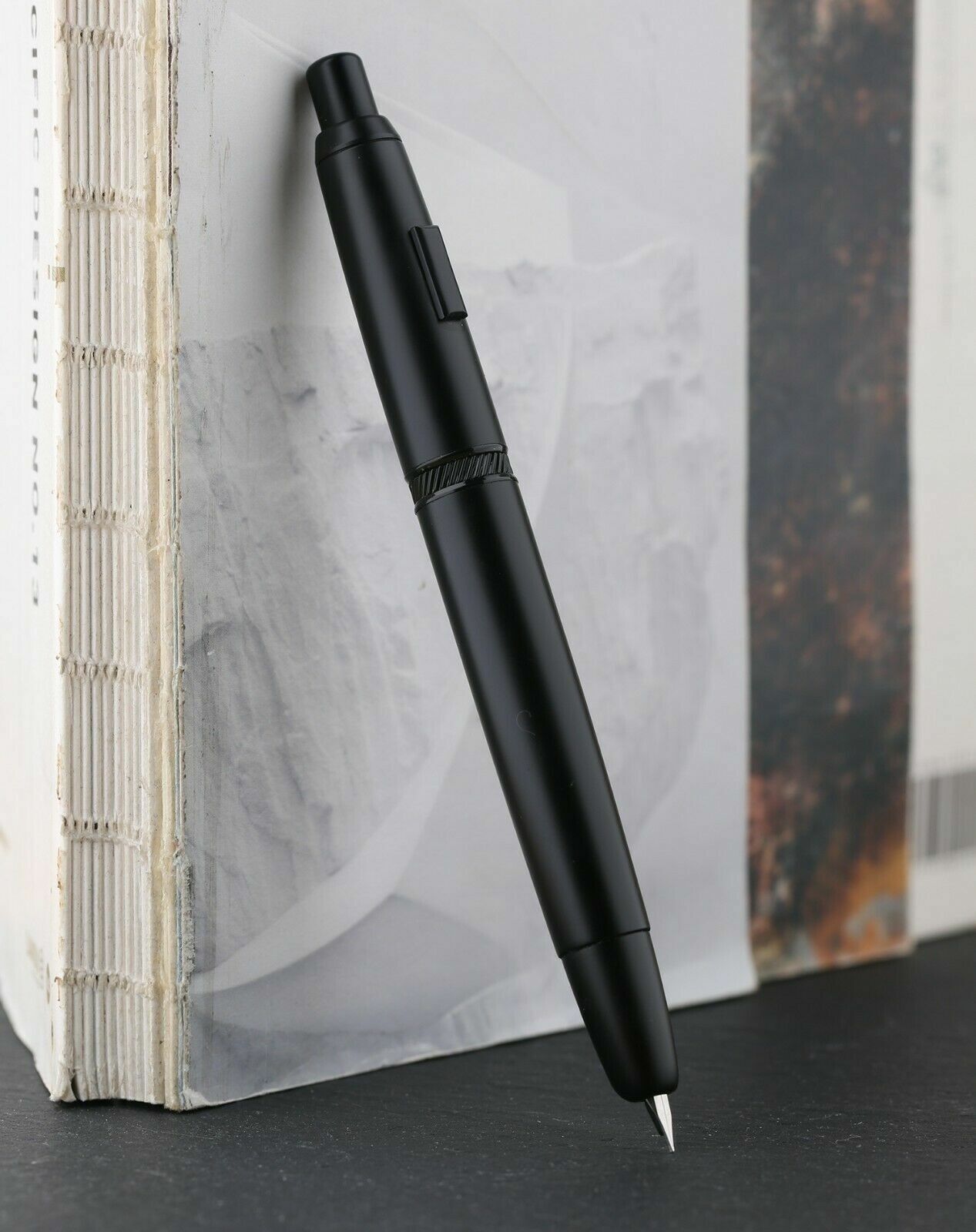 MAJOHN A1 Press Metal Fountain Pen Iridium Extra Fine Nib 0.38mm Writing Gift