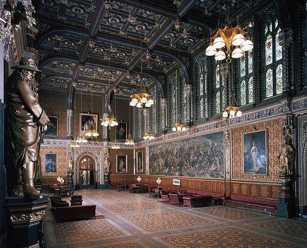 The Royal Gallery of the House of Lords London England The Royal G- Old Photo The Royal Gallery of the House of Lords London England The Royal G- Old Photo