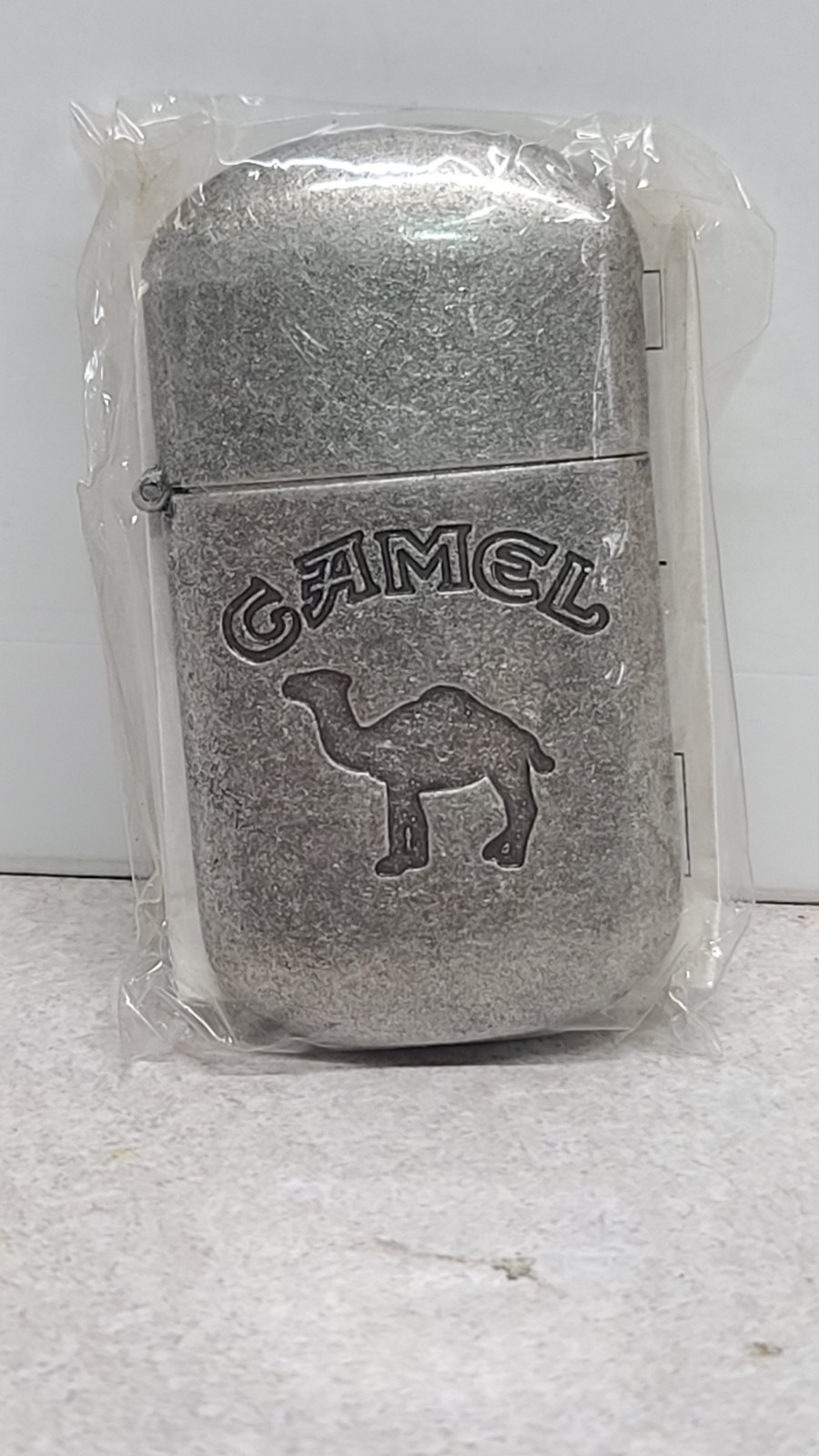 Vintage Camel Lighter - Silver tone metal Tobacciana New In Original Packaging Vintage Camel Lighter - Silver tone metal Tobacciana New In Original Packaging