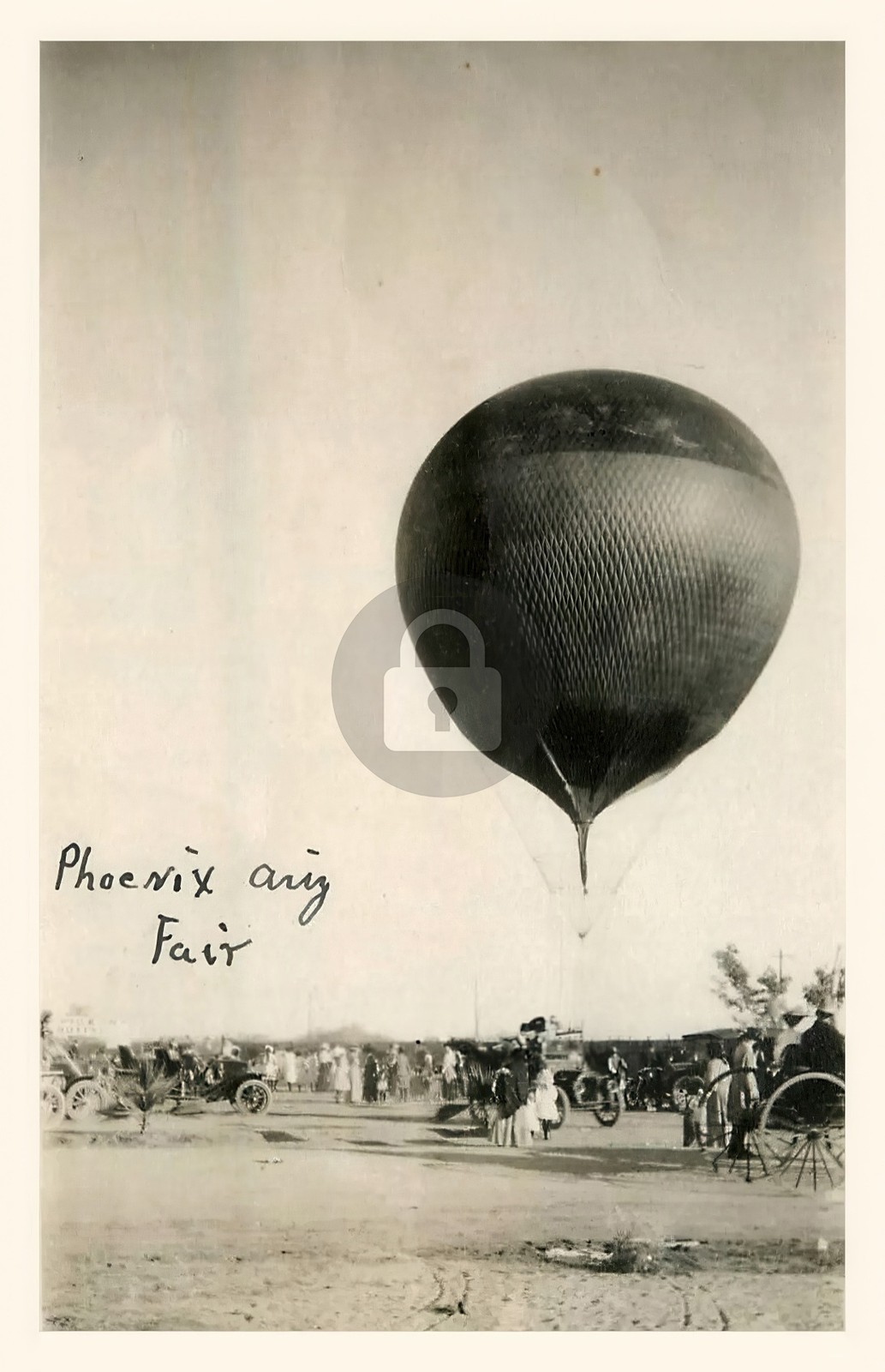 Phoenix AZ Arizona Hot Air Balloon at the Fair 1910s RPPC Photo Postcard COPY Phoenix AZ Arizona Hot Air Balloon at the Fair 1910s RPPC Photo Postcard COPY