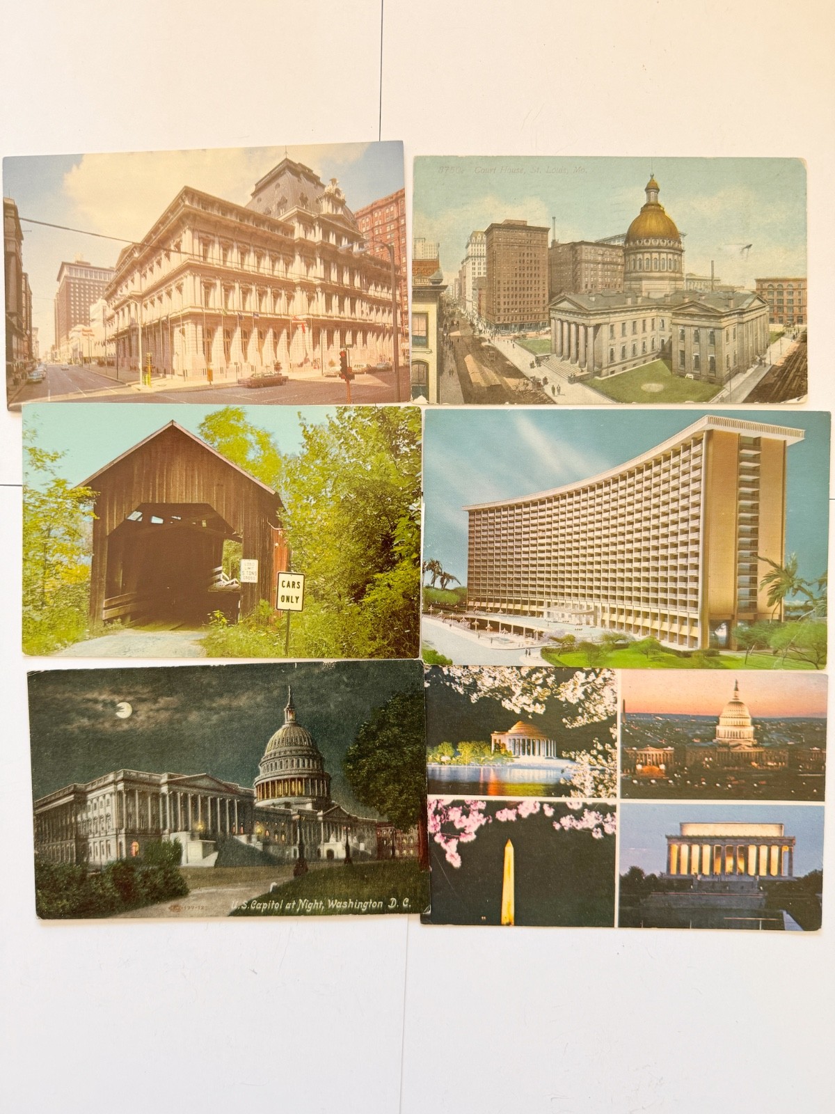 Lot of 6 Vintage Postcards St Louis & Washington DC incl Posted & 1922 Dated Lot of 6 Vintage Postcards St Louis & Washington DC incl Posted & 1922 Dated