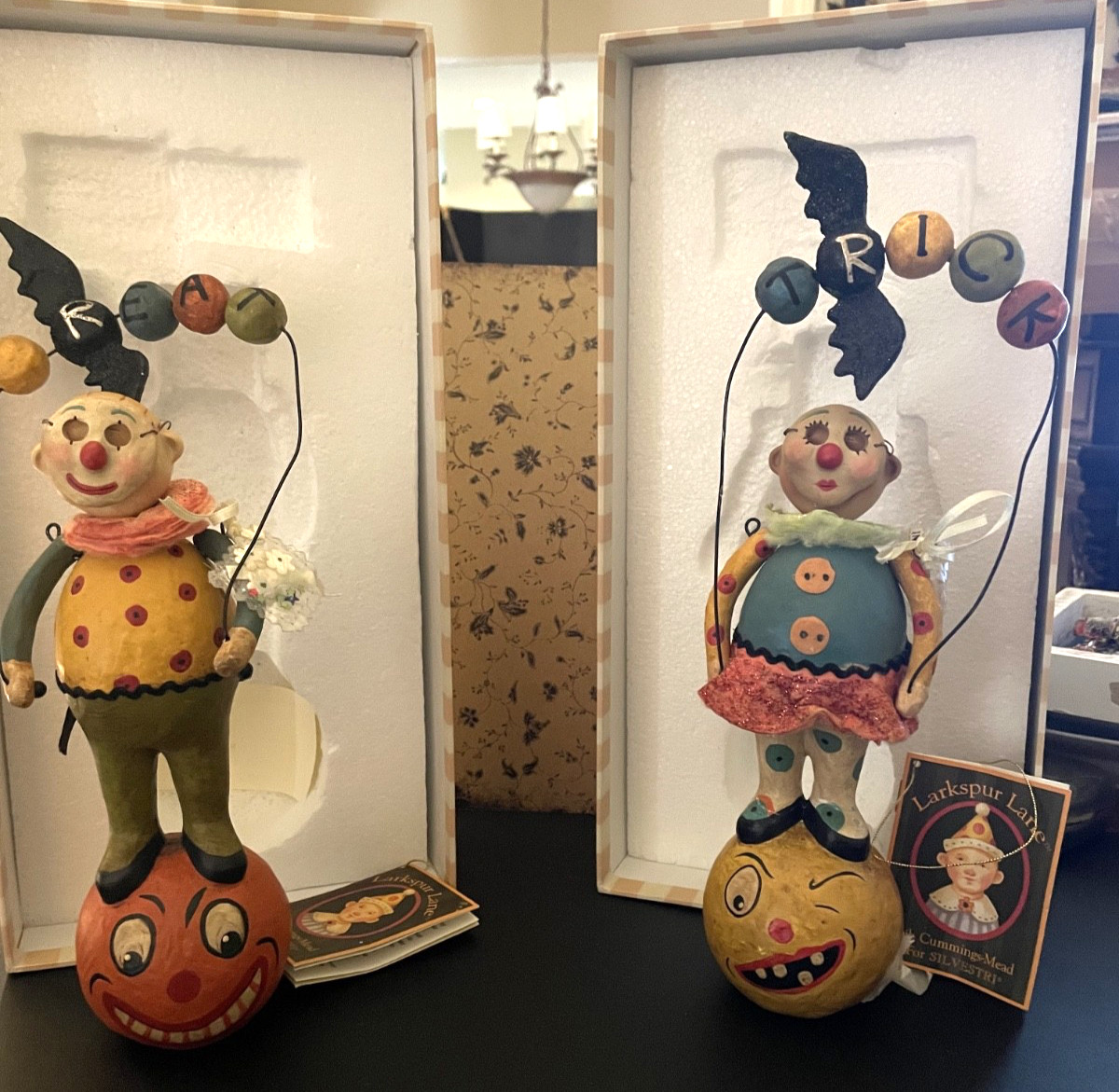 Larkspur Lane Lib Cummings Trick or Treat Figurines Silvestri Larkspur Lane Lib Cummings Trick or Treat Figurines Silvestri