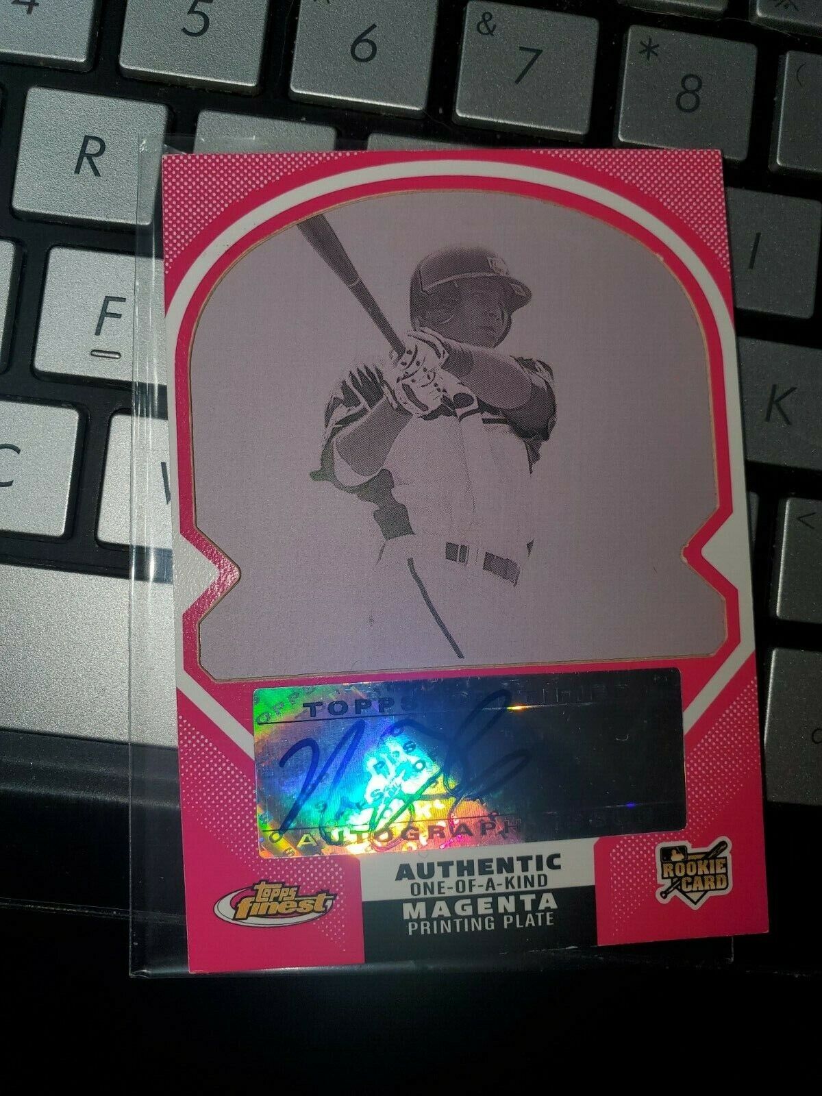 2006 TOPPS FINEST NELSON CRUZ AUTOGRAPHED PRINTING PLATE 1/1 ROOKIE