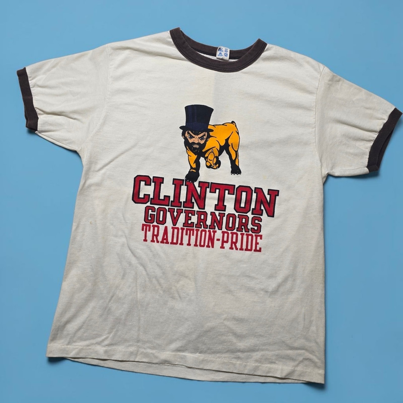 Vintage 1980s Champion DeWitt Clinton Governors Tshirt Bronx High School Large Vintage 1980s Champion DeWitt Clinton Governors Tshirt Bronx High School Large