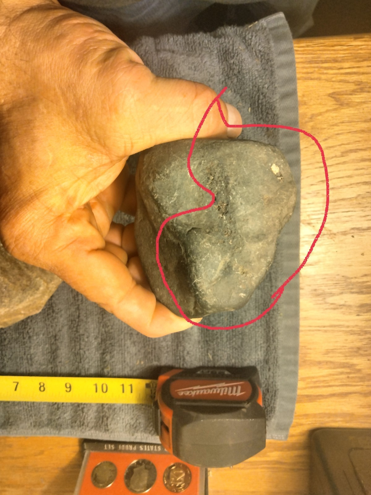 Paleo Native tool Mammouth effigy Paleo Native tool Mammouth effigy