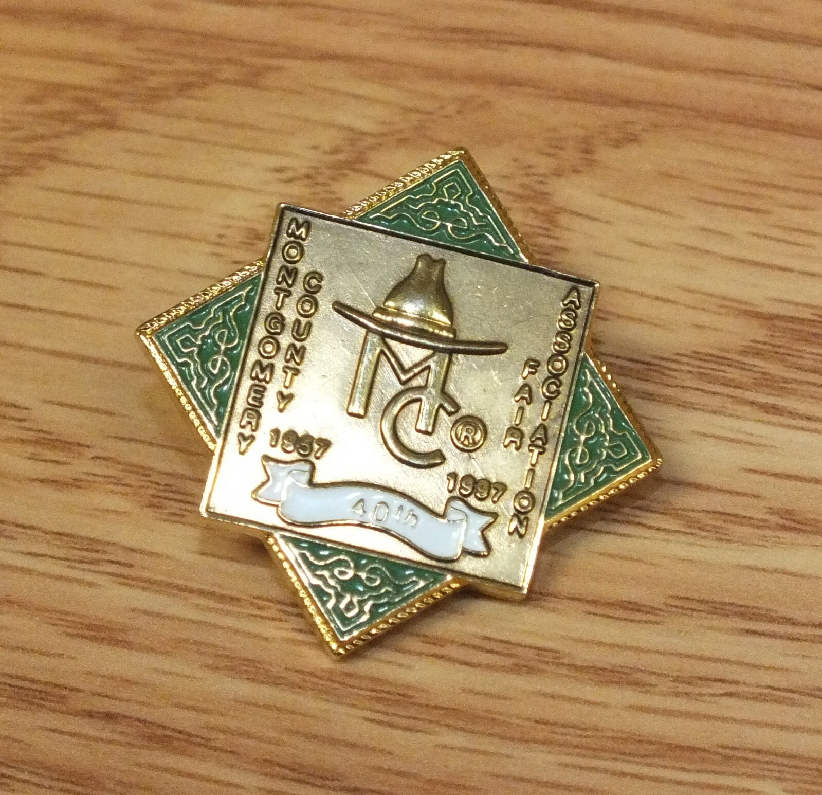 Vintage 1957-1997 Montgomery County 40th Fair Association Lapel Pin Vintage 1957-1997 Montgomery County 40th Fair Association Lapel Pin