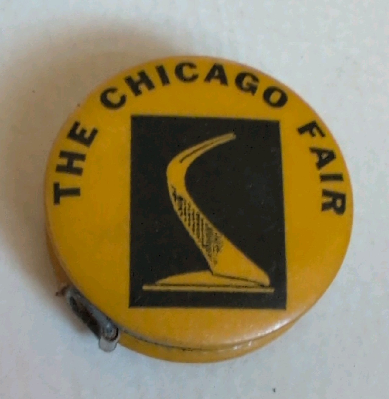 Vintage Celluloid The Chicago Fair 1950 Measuring Tape By Parisian Novelty Co. Vintage Celluloid The Chicago Fair 1950 Measuring Tape By Parisian Novelty Co.