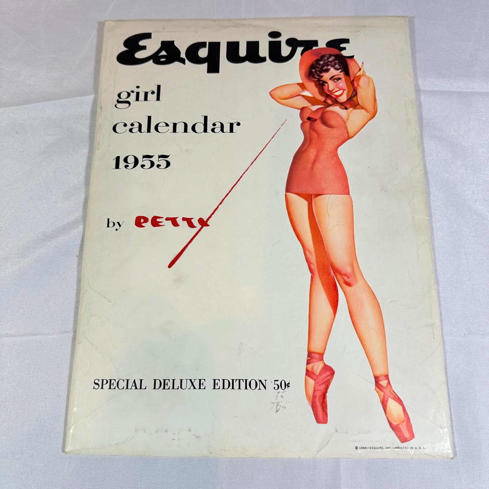 Vintage Esquire 1955 Girl Calendar Special Deluxe Edition complete