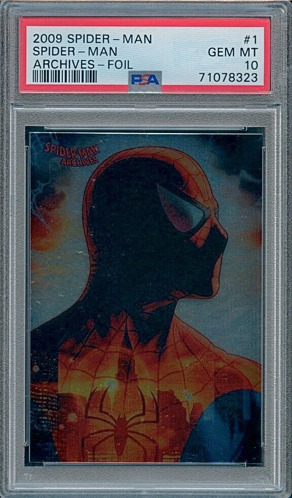 2009 Spider-Man Archives Foil #1 Spider-Man PSA 10 💎 🔥RARE🔥
