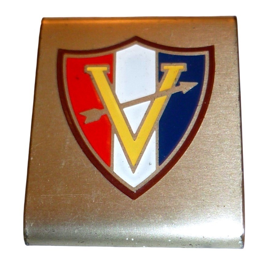 Vintage BSA Region 5 V Shield Arrow Neckerchief Slide Scarf Woggle Belt Loop