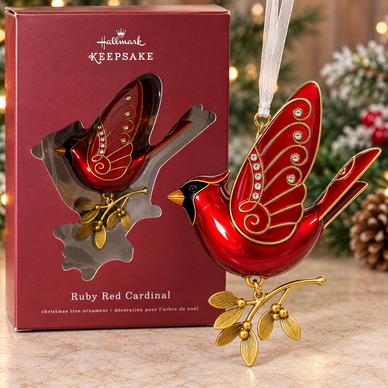 NIB 2015 Hallmark Keepsake RUBY RED CARDINAL Christmas Ornament E. Kegrize NIB 2015 Hallmark Keepsake RUBY RED CARDINAL Christmas Ornament E. Kegrize