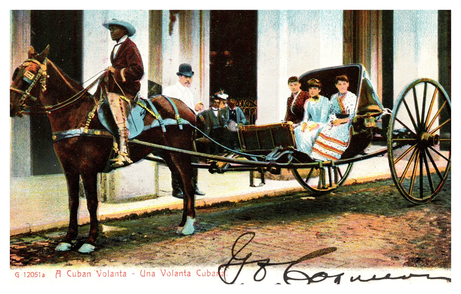 Postcard Cuba A Cuban Volanta - Rotograph G 12051a Postcard Cuba A Cuban Volanta - Rotograph G 12051a
