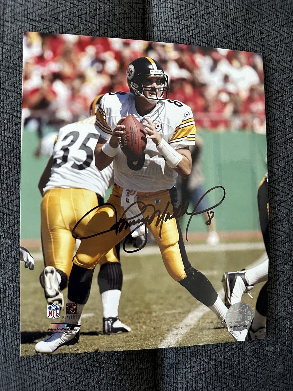 Tommy Maddox Pittsburgh Steelers Signed 8 X 10 Photo Autographed