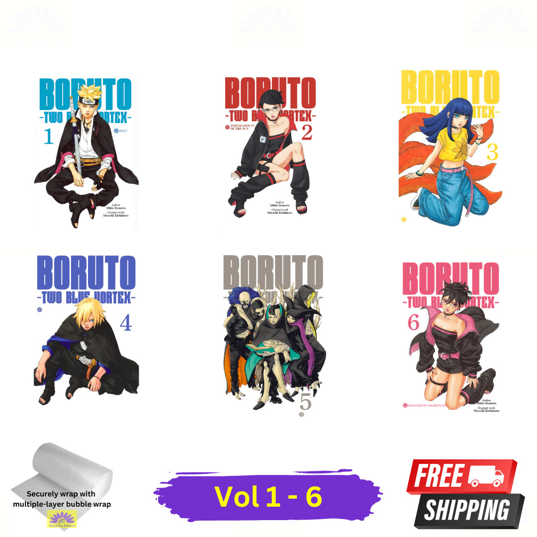 Boruto:Two Blue Vortex Manga Volume 1-6 Full Sets English Version Comic Book New