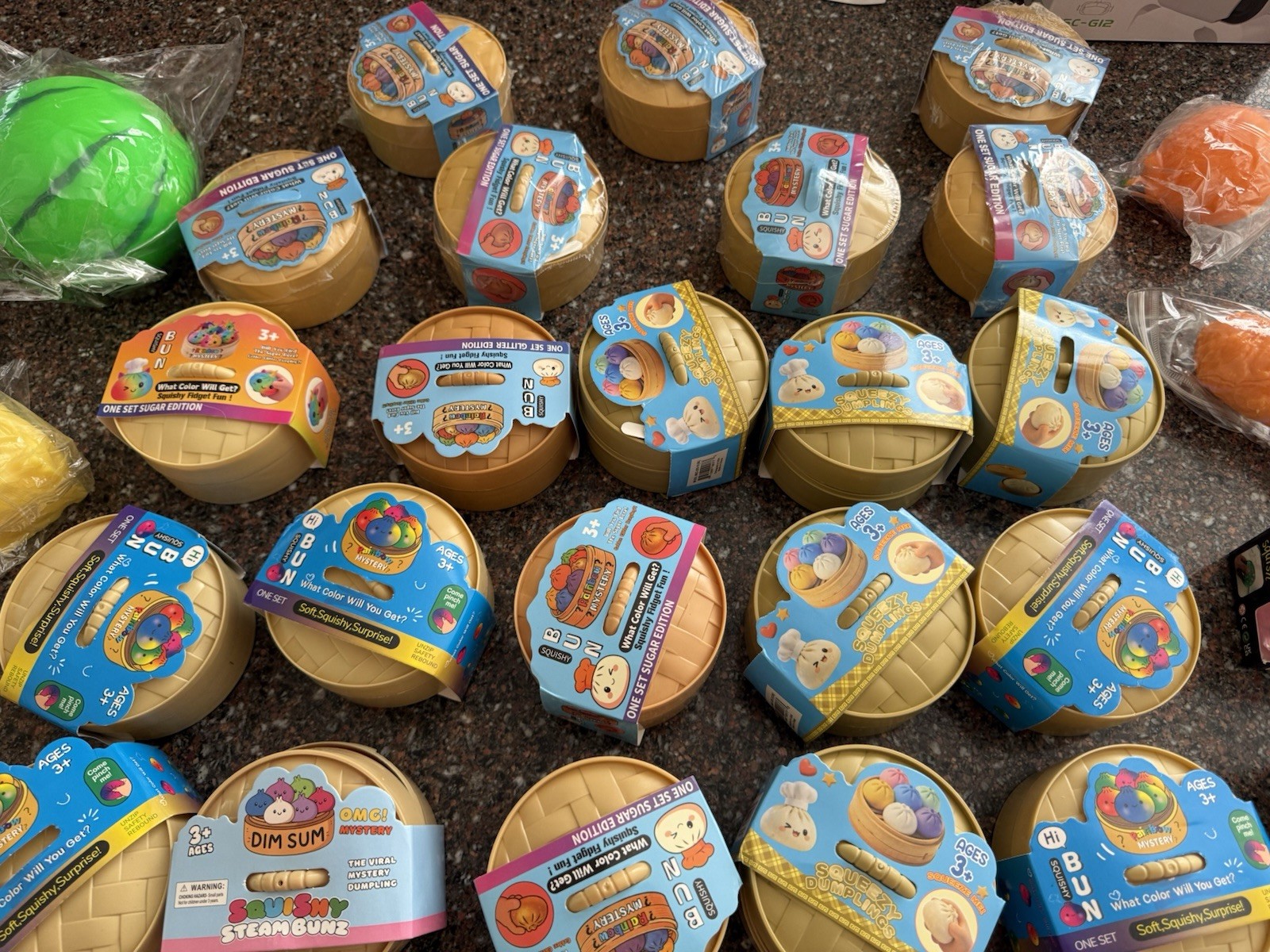Bun Squishy Dim Sum Mystery Dumpling Blind Pack Brand New Rare one per item sold Bun Squishy Dim Sum Mystery Dumpling Blind Pack Brand New Rare one per item sold