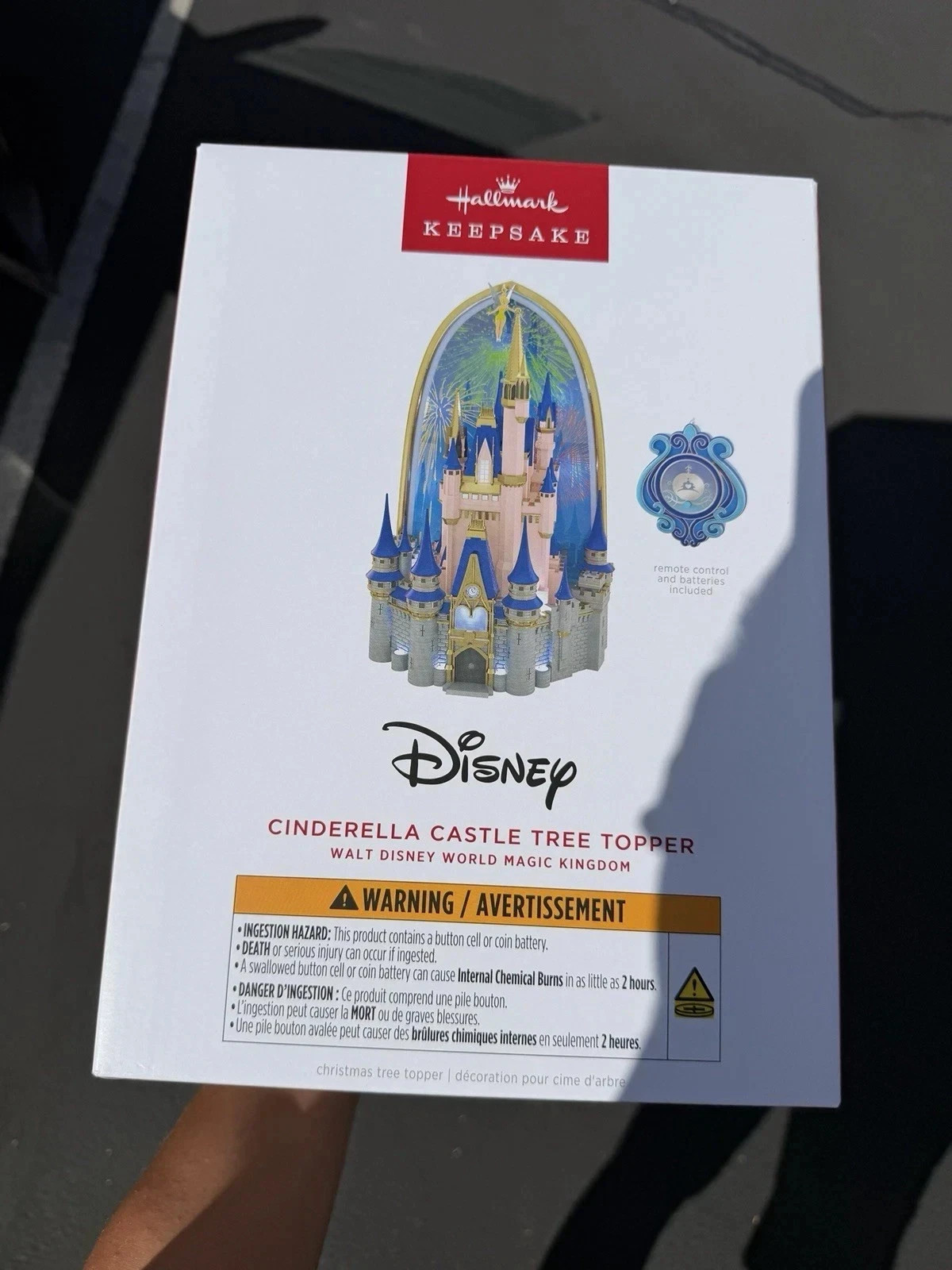 Hallmark Keepsake 2026 Disney Christmas Cinderella Castle Light Up Tree Topper Hallmark Keepsake 2026 Disney Christmas Cinderella Castle Light Up Tree Topper