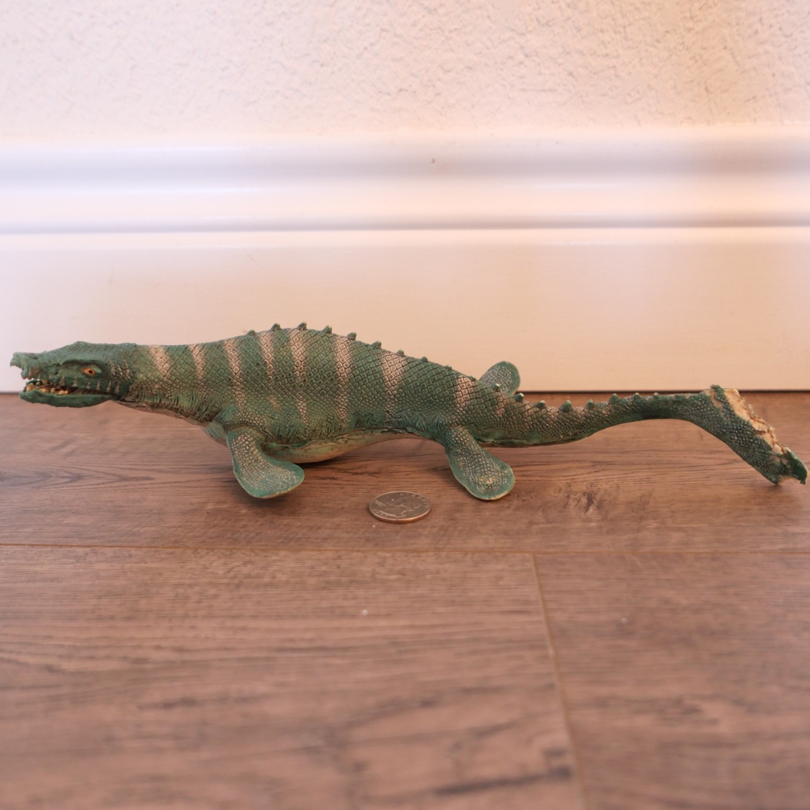 DAMAGED Mosasaurus Dinosaur Schleich Figure Jurassic 2020 Hinged Jaw 15026
