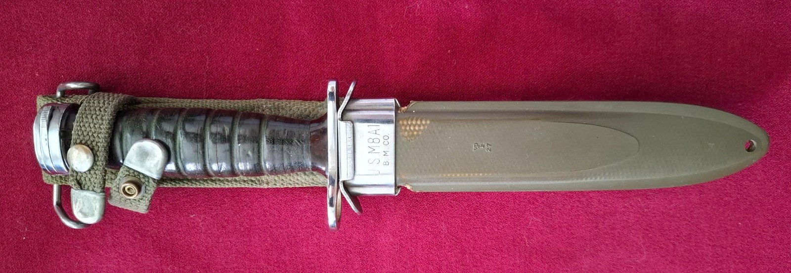 RARE--WW2 USM4 Camillus Honor Guard Bayonet-Originally Factory Polished/Plated RARE--WW2 USM4 Camillus Honor Guard Bayonet-Originally Factory Polished/Plated