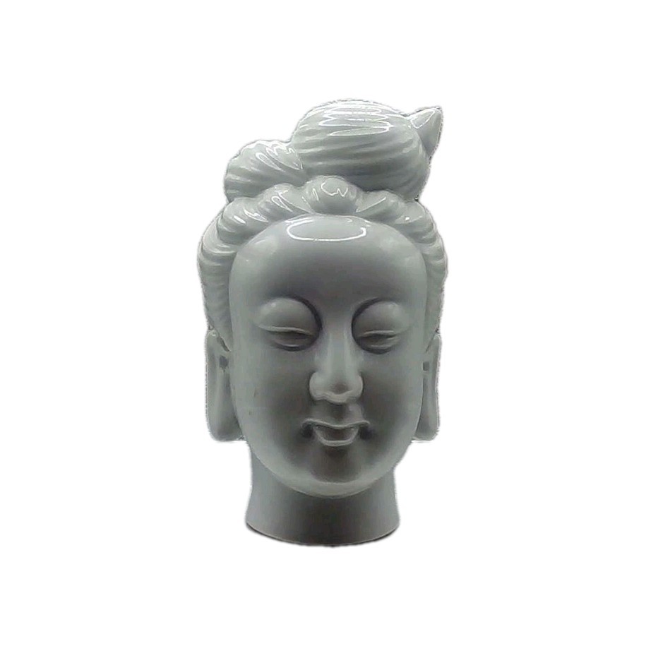 Vintage Japanese Kwan-Yin Porcelain Head Figurine 8.5 Vintage Japanese Kwan-Yin Porcelain Head Figurine 8.5