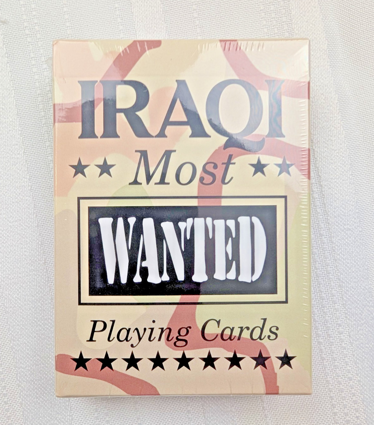 2003 Iraqi Most Wanted Playing Cards Military Iraq. Sealed New High Quality 2003 Iraqi Most Wanted Playing Cards Military Iraq. Sealed New High Quality
