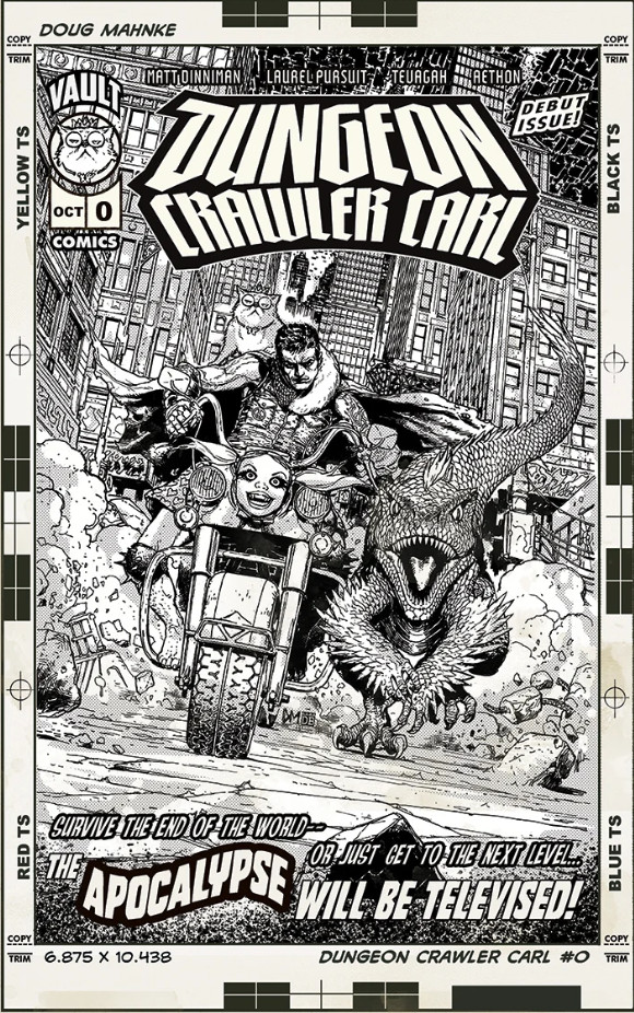 NYCC 2026 Dungeon Crawler Carl 0 Mahnke Night Chopper Paste Up Variant PreSale