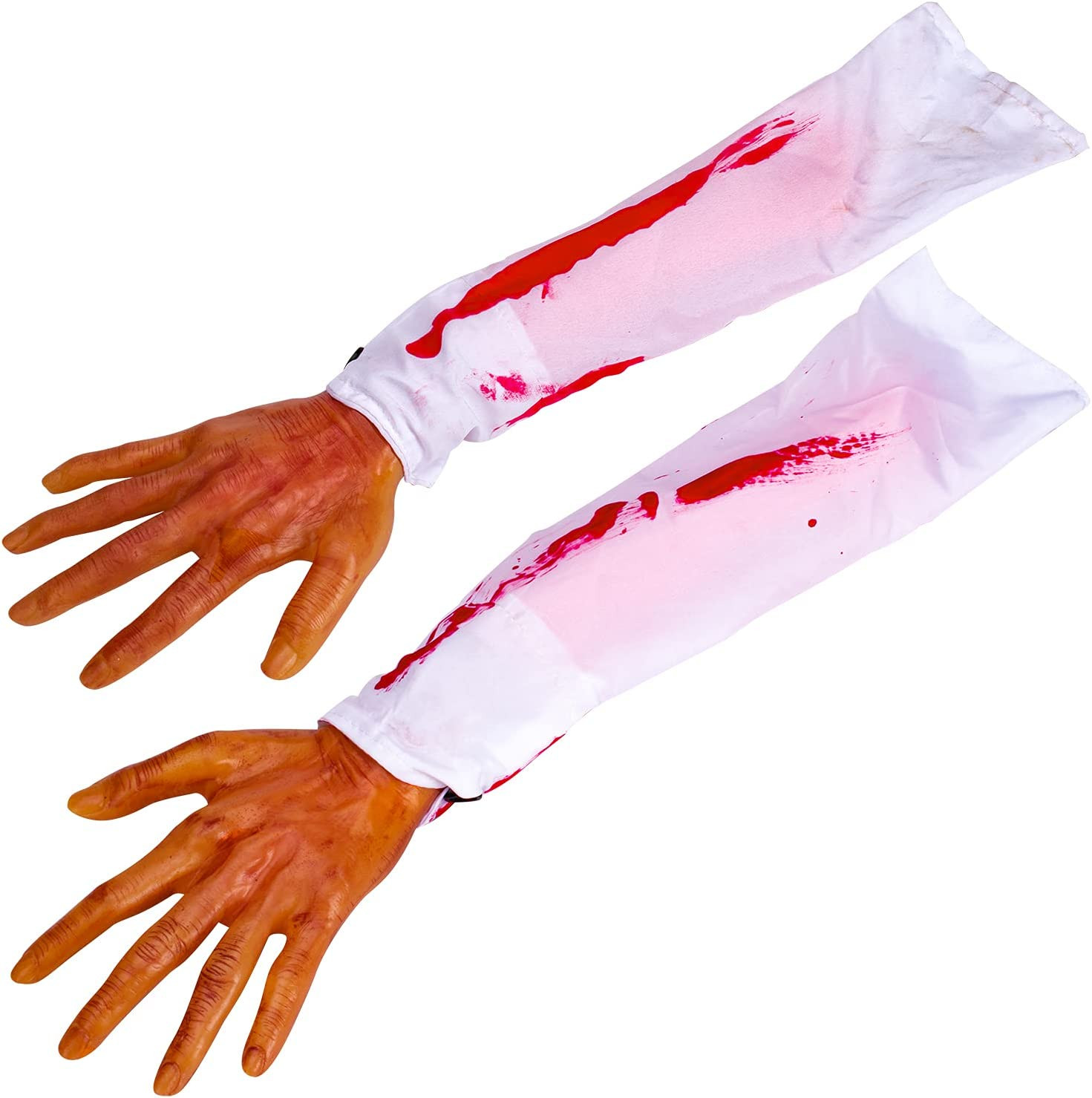 Halloween Fake Severed Arm Plastic Hands Human Body Parts for Haunted House Zomb Halloween Fake Severed Arm Plastic Hands Human Body Parts for Haunted House Zomb