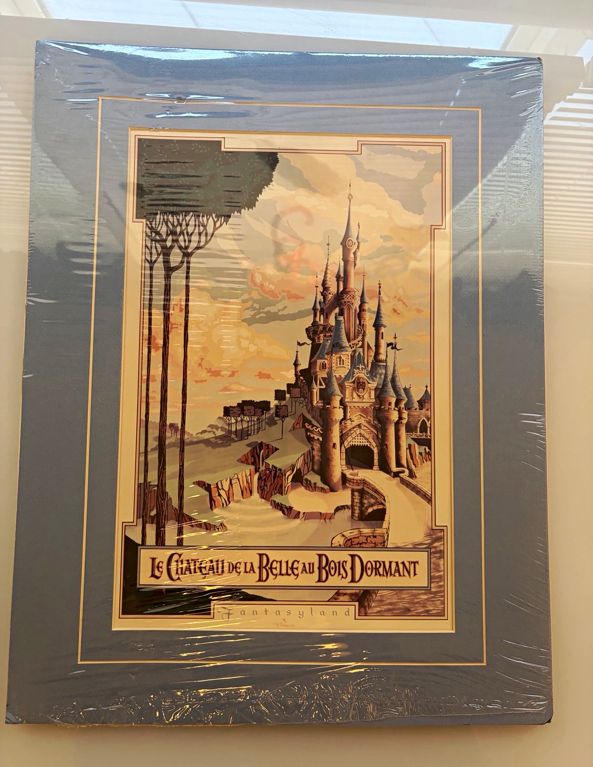 Euro Disney Fantasyland Château de la Belle au Bois Attraction Poster - 1992 Euro Disney Fantasyland Château de la Belle au Bois Attraction Poster - 1992