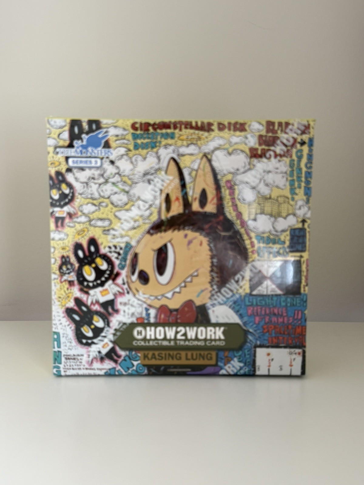 HOW2WORK The Monsters Series 3 Trading Card Sealed Kasing Lung Cardstock HOW2WORK The Monsters Series 3 Trading Card Sealed Kasing Lung Cardstock