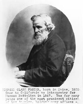 Portrait of Stephen Clark Foster 1860-1870 California Old Photo Portrait of Stephen Clark Foster 1860-1870 California Old Photo