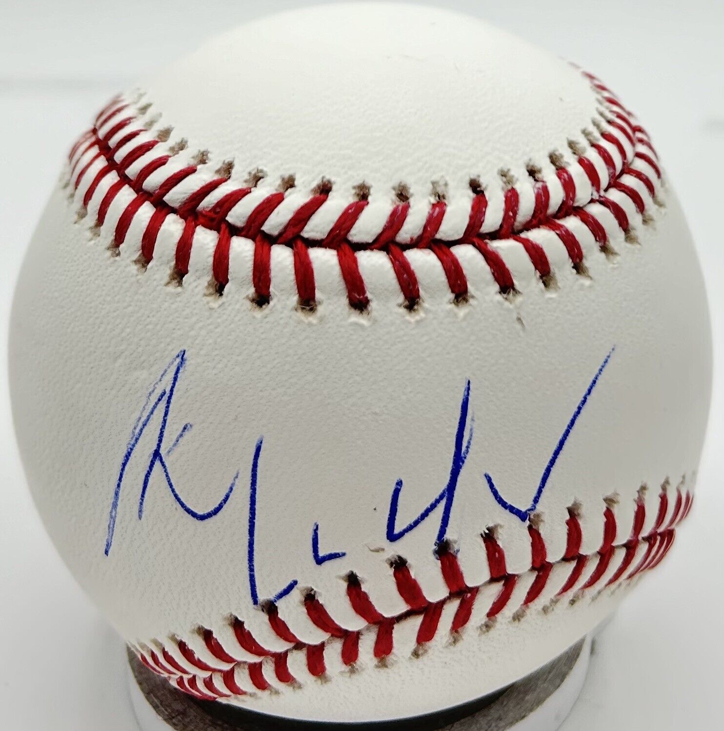 Andrew Yang Signed ROMLB Baseball Autographed MATH