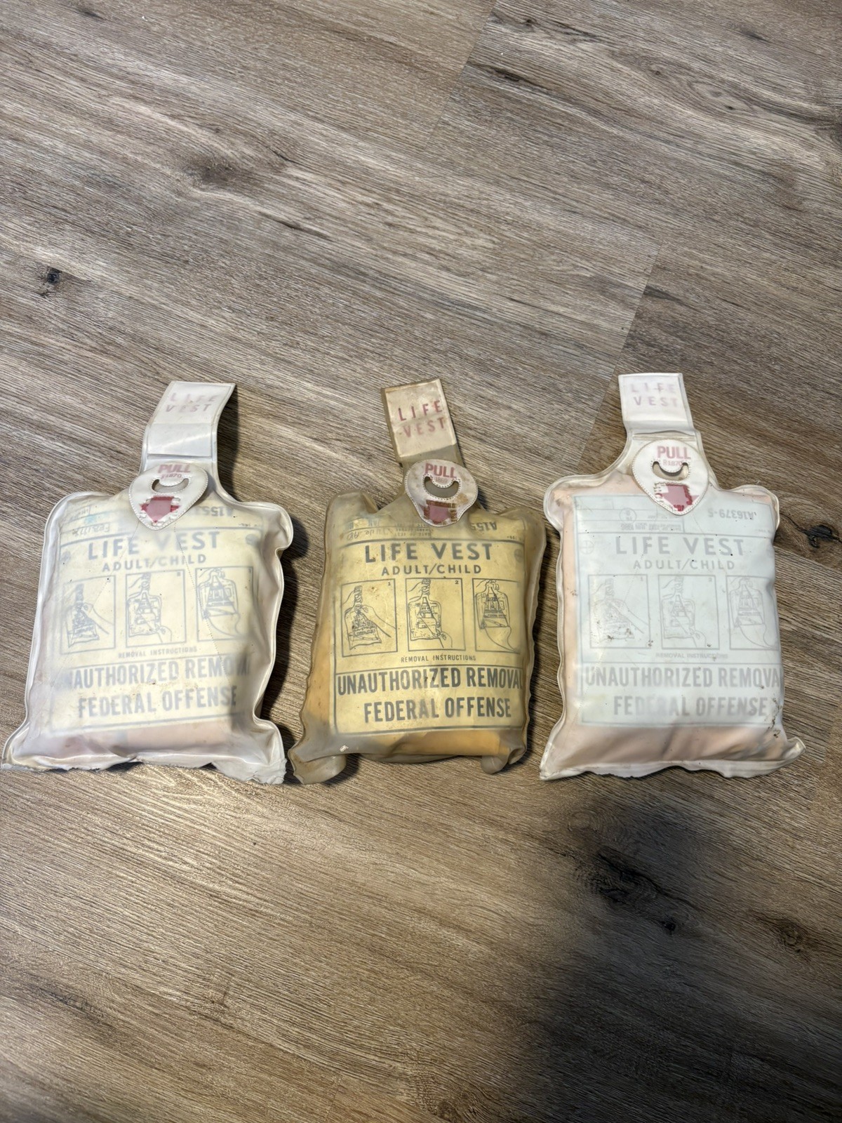 Vintage Lot of 3 1970s/80s Airlines Adult/Child Life Vest Sealed Rare JFK Vintage Lot of 3 1970s/80s Airlines Adult/Child Life Vest Sealed Rare JFK