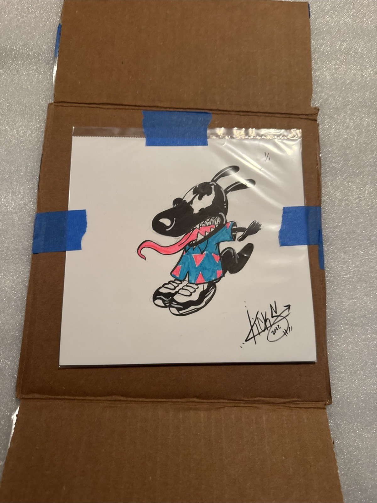 2022 KICKSTRADOMIS Rocko’s Modern Life Rocko 9.5x11 Original Art Sketch 1/1 2022 KICKSTRADOMIS Rocko’s Modern Life Rocko 9.5x11 Original Art Sketch 1/1