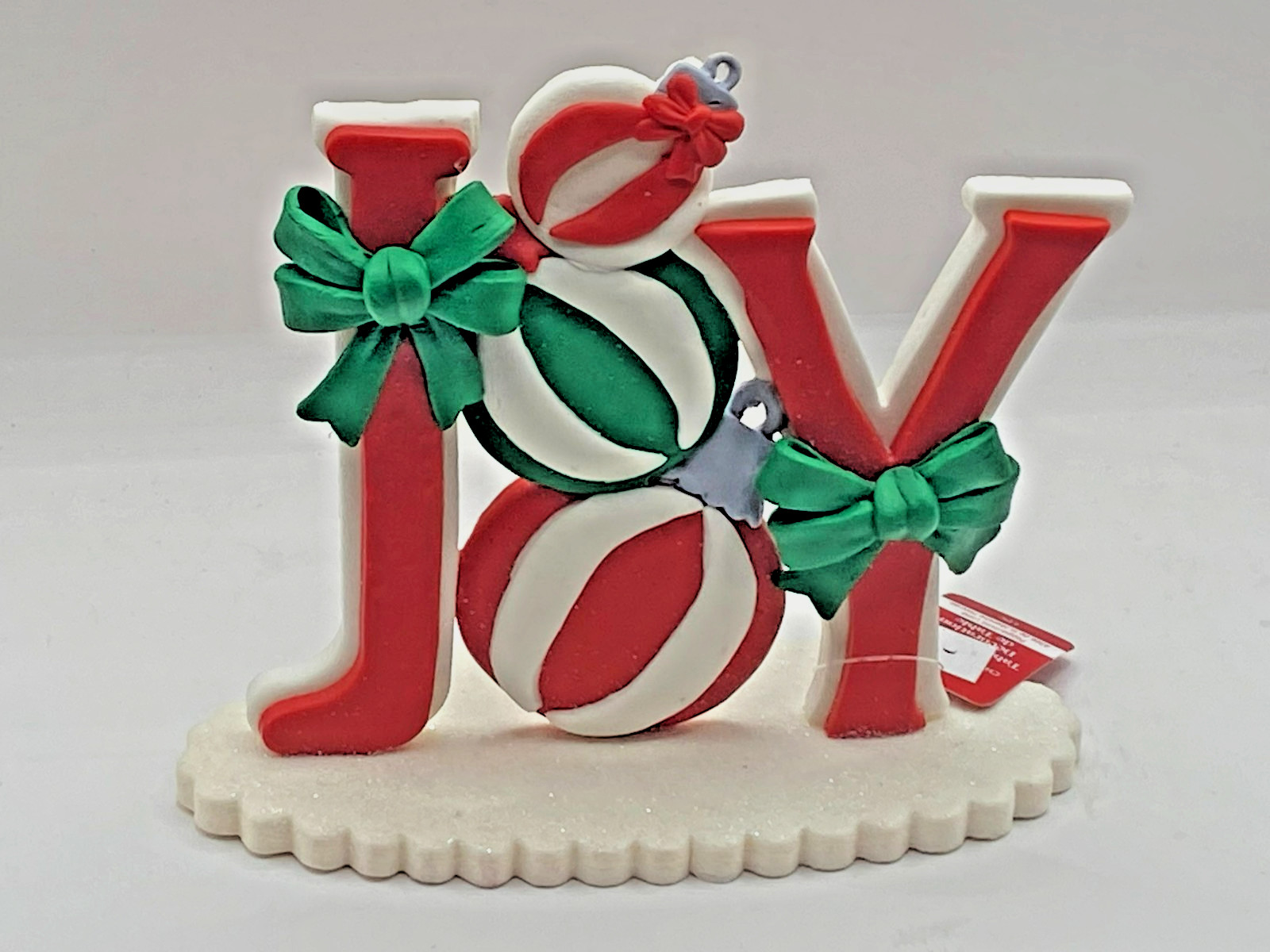 NEW ASHLAND PEPPERMINT LANE JOY TABLETOP DECOR 7 NEW ASHLAND PEPPERMINT LANE JOY TABLETOP DECOR 7