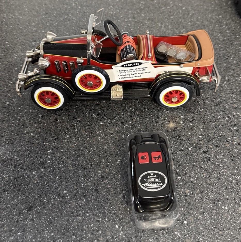 Hallmark Kiddie Car Classics 1935 American Tandem Pedal Car Replica 2000 #1151 Hallmark Kiddie Car Classics 1935 American Tandem Pedal Car Replica 2000 #1151