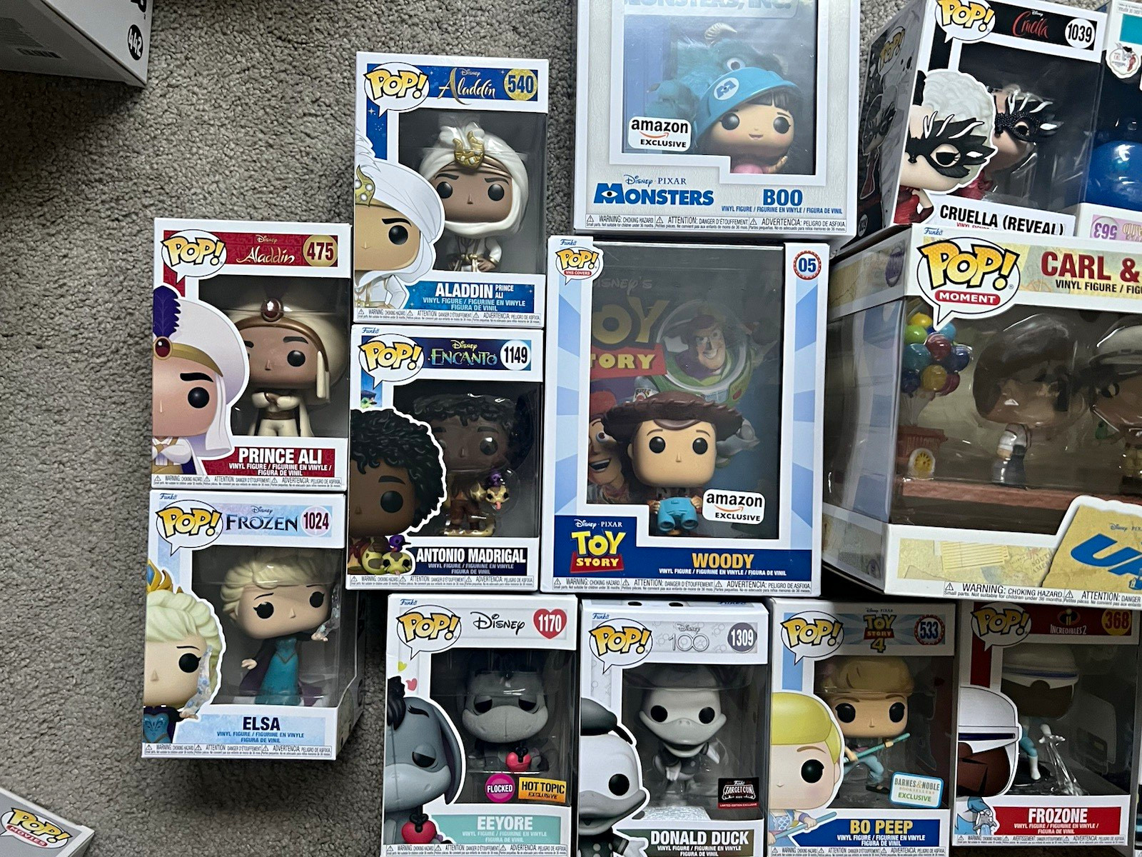 Funko Pop Vinyl Boxed Mixed Lot 15 Amazon Exclusive Woody Stitch Boo Cruella Funko Pop Vinyl Boxed Mixed Lot 15 Amazon Exclusive Woody Stitch Boo Cruella