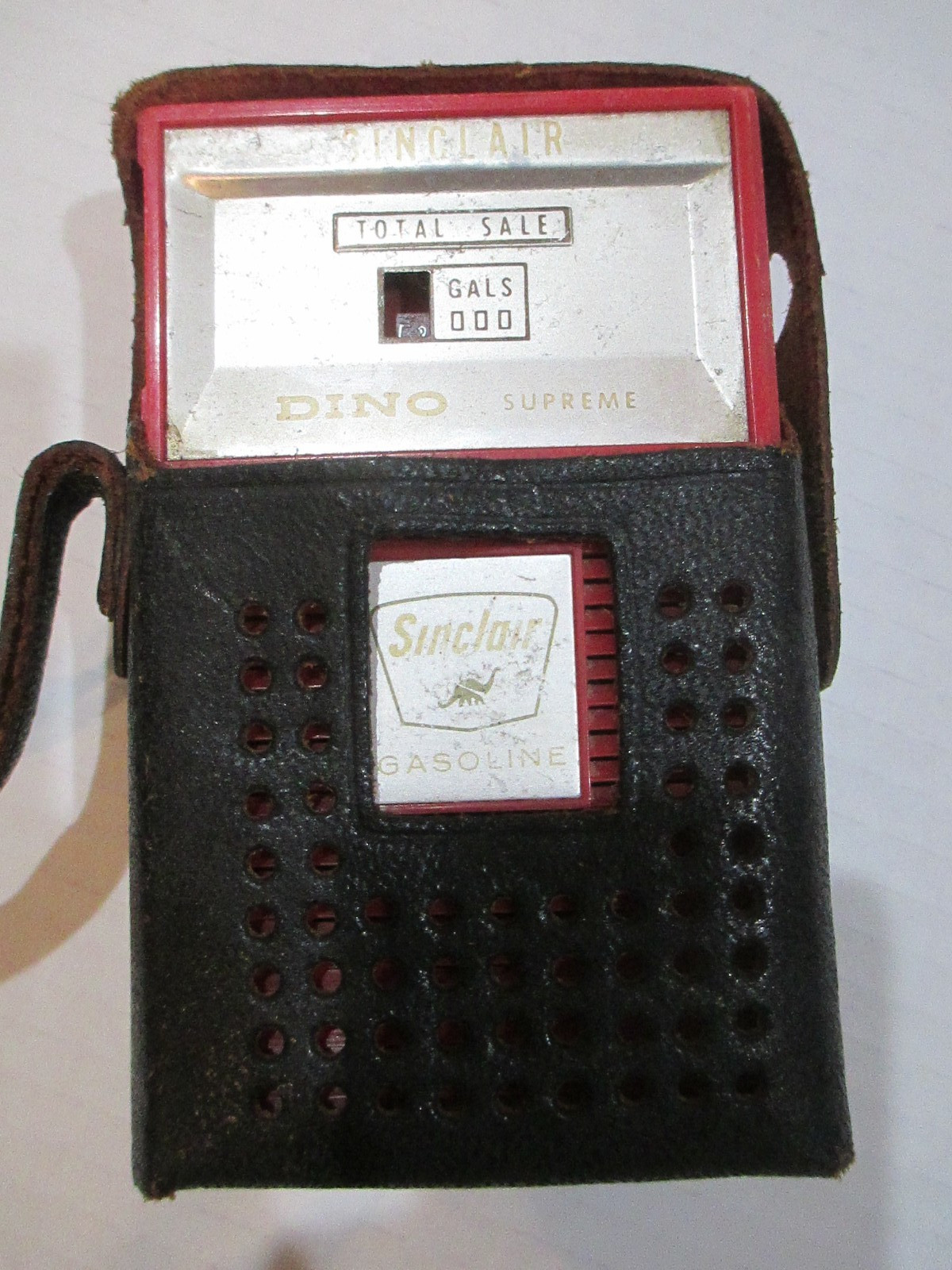 Vintage Sinclair Gasoline Dino Supreme Gas Station Promo Transistor Radio A19 Vintage Sinclair Gasoline Dino Supreme Gas Station Promo Transistor Radio A19