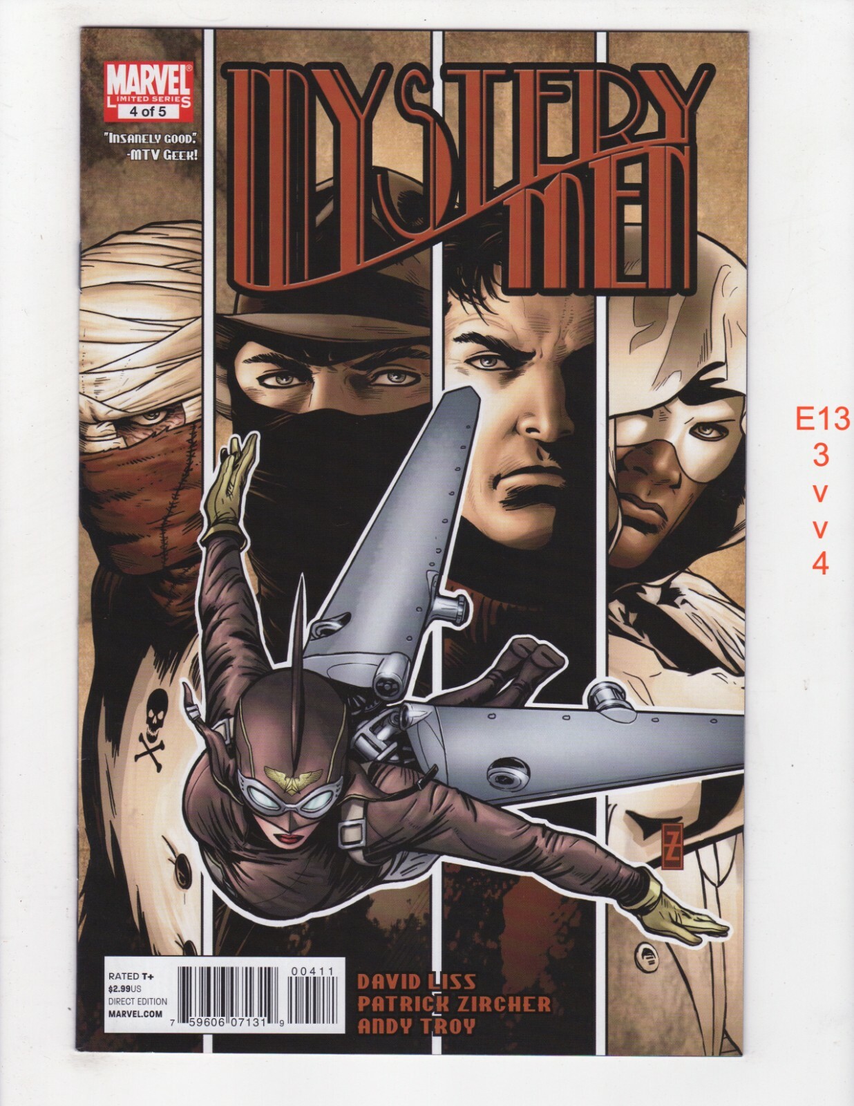 Mystery Men #4 VF/NM 2011 Marvel e1334 Mystery Men #4 VF/NM 2011 Marvel e1334