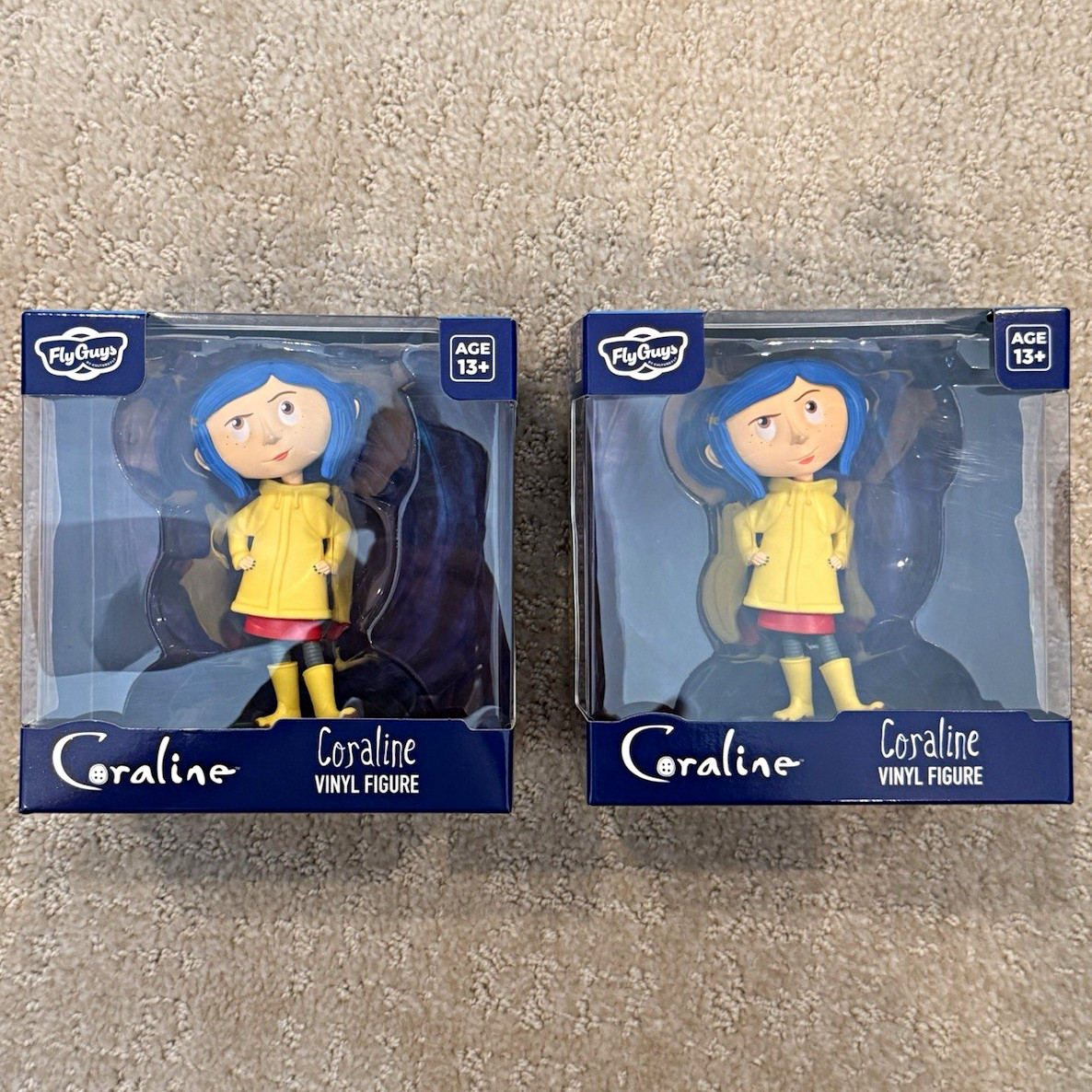 2x Coraline Vinyl Figure collectibles 2x Coraline Vinyl Figure collectibles