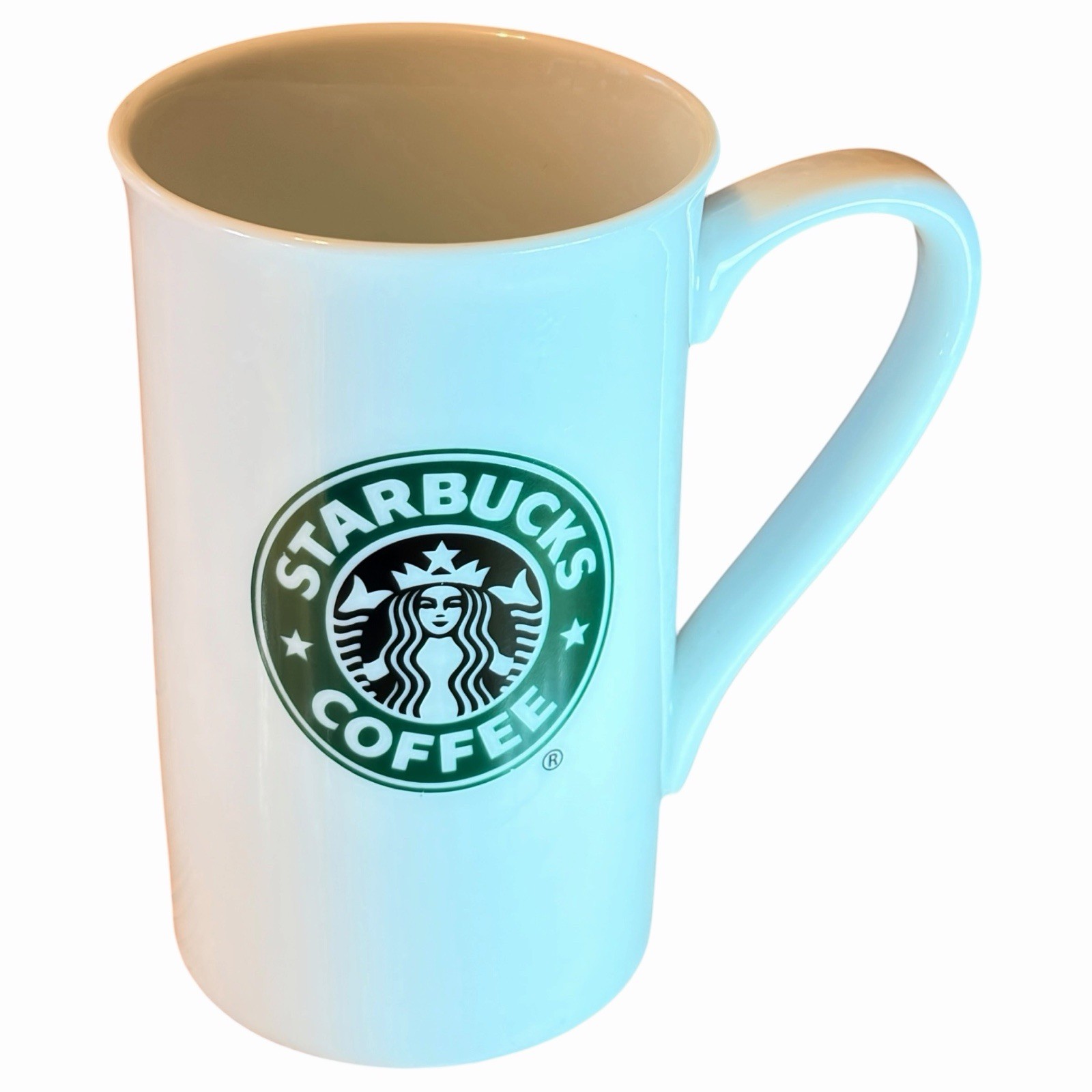 Starbucks Classic Original Mermaid Logo White 2006 Ceramic Coffee Mug Cup 16 oz Starbucks Classic Original Mermaid Logo White 2006 Ceramic Coffee Mug Cup 16 oz
