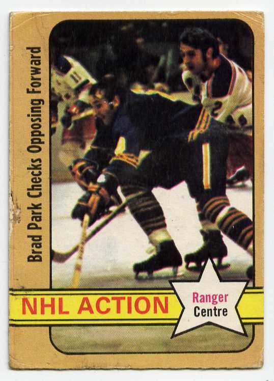 (Gl541-100) O Pee Chee, Ice Hockey Cards, #85 Brad Park NHL Action 1972-73 G-VG