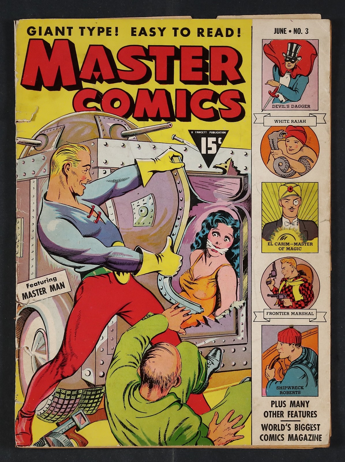 Master Comics #3 PR 0.5 1940