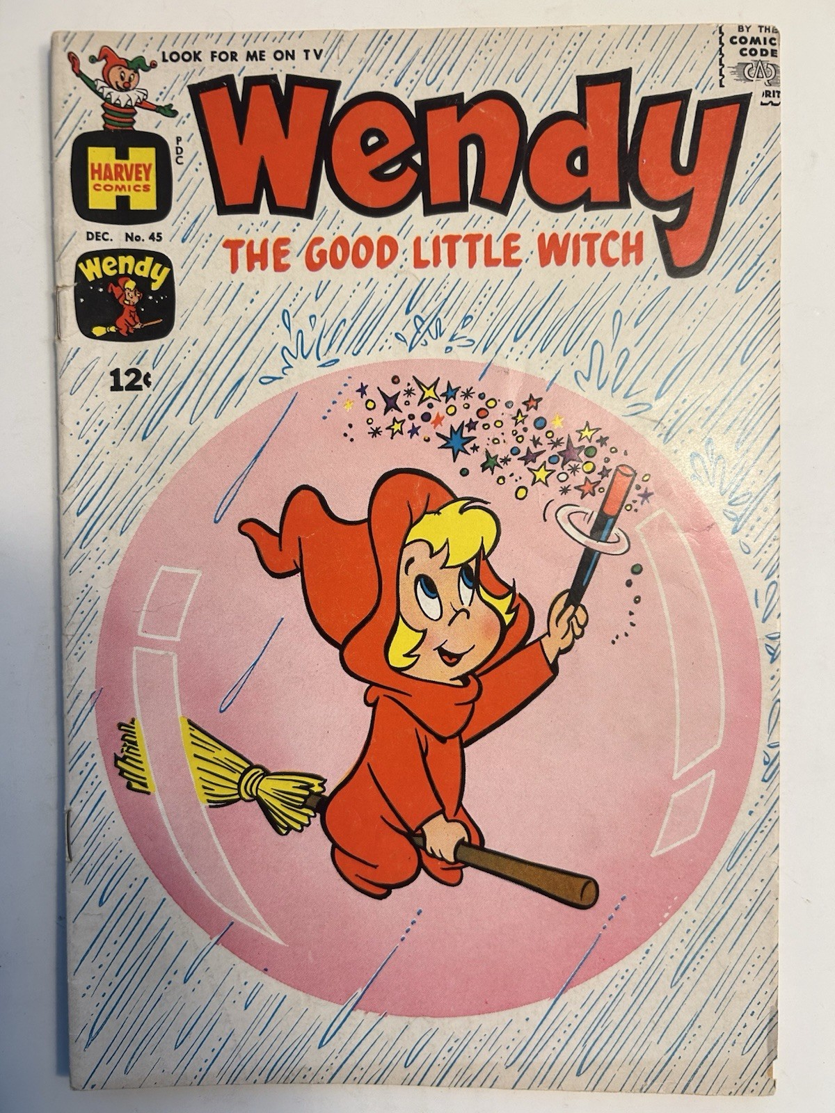 WENDY THE GOOD LITTLE WITCH 45 CASPERS FRIEND HARVEY COMICS