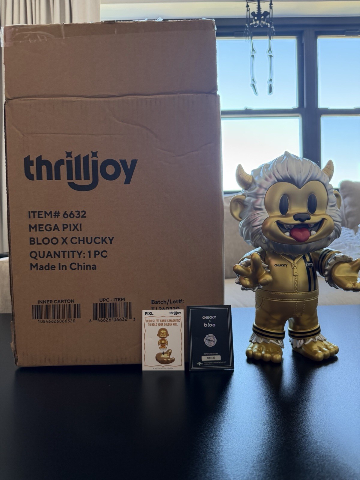 Thrilljoy MEGA PIX Bloo x Chucky Limited Edition Figure No.113/300 Thrilljoy MEGA PIX Bloo x Chucky Limited Edition Figure No.113/300
